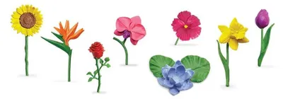 Obrázok produktu pre Safari Ltd Flowers TOOB, 3 rok / roky, Kvety, Viacfarebný