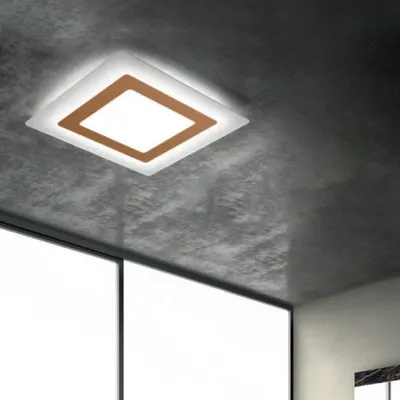 Produktbild von LED-Deckenleuchte Oblio 35cm mit Blattkupfer