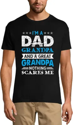 Produktbild von Herren Grafik T-Shirt Ich bin ein Papa-Opa - nichts macht mir Angst - Familienzeit – I'm A Dad Grandpa - Nothing Scares Me - Family Time