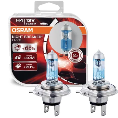 Obrázok produktu pre OSRAM NIGHT BREAKER LASER H4 P43t 12 V 60/55 W (balenie 2 ks)