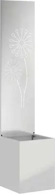 Produktbild von Garten Sichtschutz-Leinwand Silber 32 x 150 cm Verzinkter Stahl