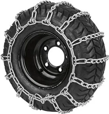 Image de Paire de chaînes à neige pour pneus - Dimensions : 530/450 X 6 • 14 X 500 - 6 • 14 X 530 - 6 • 15 X 350 - 6 • 13 X 400 - 8