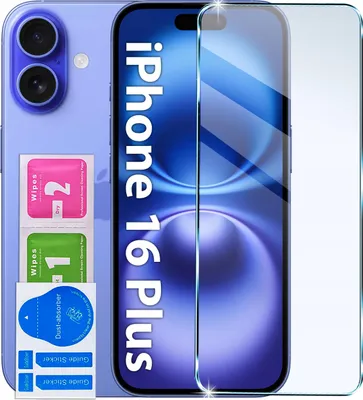 Immagine prodotto di Vetro temperato 9H PROTETTIVO per iPhone 16 Plus SZYBKA