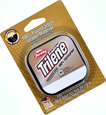 Produktbild von Berkley Vorfachmaterial Trilene Fluorocarbon Leader (transparent, 25 m) Ø mm: 0,25