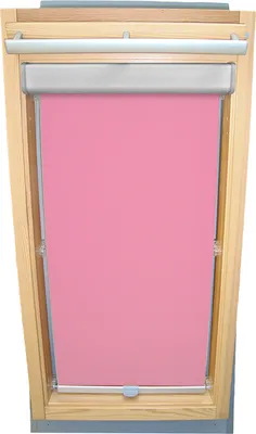 Produktbild von Rollo für VELUX Dachfenster Abdunkelung Komfort Premium mit Blende und Haltekrallen VK/VE/VS - 021 Typ I - Baujahr ab März 1984 - rosa