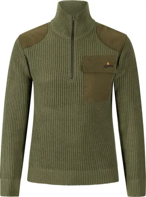 Produktbild von il Lago Prestige Strick Troyer Storm Herren (Oliv) Größe M