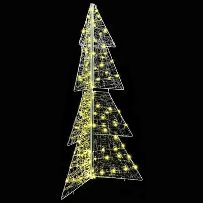 Productafbeelding van Kerstboom - Kunstkerstboom - Verlichte Boom - Warm Wit Licht - 150 cm - Stevig Frame