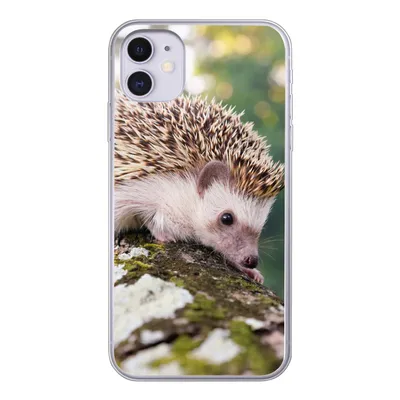 Produktbild von MuchoWow® Handyhülle Schutzhülle Hülle für iPhone 11 Baby - Igel - Baum Silikon Softcase Handy Hülle - Handytasche