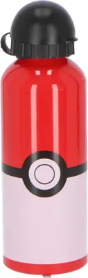 Produktbild von Pokemon Pokeball Aluminium Wasserflasche Trinkflasche Flasche 500 ml