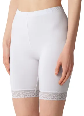 Image de Leggings courts pour femme Bellivalini avec dentelle BLV50-217 (blanc, XS)
