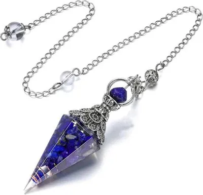 Produktbild von Kristallen Pendel Lapis Lazuli Genezende Kwarts Pendel