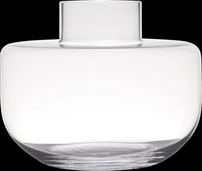 Produktbild von INNA-Glas Glas Vase ARANYA, klar, 20,5cm, Ø26cm - Blumenvase