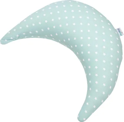 Produktbild von pic Bear Stillmond & Schmusekissen 120cm Stillkissen Schwangerschaftskissen  Motiv: Sterne celadon-grün