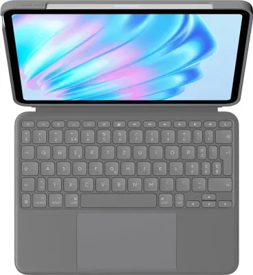 Immagine prodotto di Logitech Combo Touch, QWERTZ, Svizzera, Trackpad, 1,8 cm, 1 mm, Apple