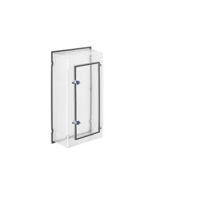 Imagen del producto de Cubierta para cuadro de contadores Hager, grado de protección IP54, modelo ZAY450AT, transparente, de 450 mm, con puerta