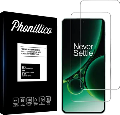 Zdjęcie produktu dla Szkło hartowane do OnePlus Nord 3 5G [2 sztuki] Folia ochronna na ekran Odporne na zarysowania szkło Phonillico®
