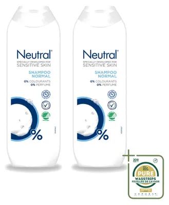 Zdjęcie produktu dla 2 sztuki szamponu neutralnego, 0% dla włosów normalnych - 250 ml - zestaw ekonomiczny