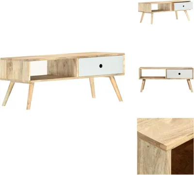 Produktbild von vidaXL Couchtisch 90×50×40 cm Massivholz Mango - Couchtische