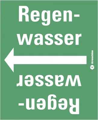 Produktbild von Dreifke® Rohrleitungsband Regenwasser, praxisbewährt, ab Ø 50mm, grün/weiß, 3...