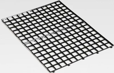 Produktbild von Gläserabtropfmatte schwarz 30 x 20 cm 4 Stück steckbar
