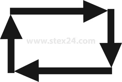 Produktbild von Georg Schlegel Bezeichnungsschild Grafik-Symbol Sich vollautomatisch wiederholen weiß - 1 Stück
