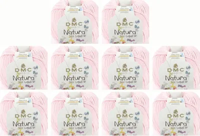 Produktbild von 10x DMC Natura Just Baumwolle – weiches, mattes Garn aus 100 % gekämmter Baumwolle, 302, (Farbe N404)