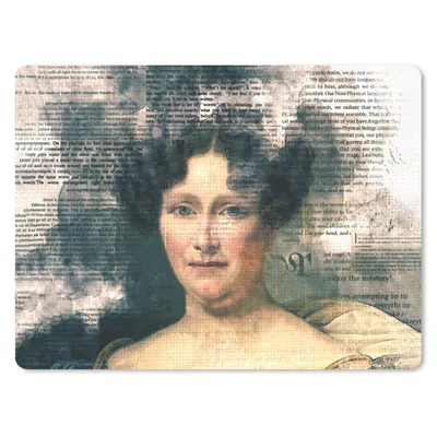 Produktbild von MuchoWow® Mauspad Mousepad Johanna Henriëtte Engelen - Dubois Drahonet - Zeitungsartikel 23x19 cm - Mousepads - Maus Mat - Pad - Mausunterlage - Schreibtischunterlage - Mauspad