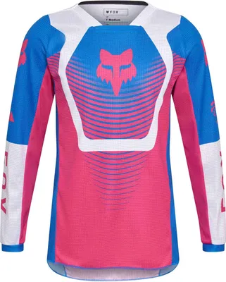 Produktbild von FOX 180 Collect Jugend Motocross Jersey, blau/pink, YXL