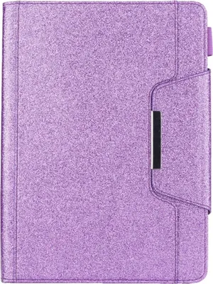 Produktbild von Mobigear Luxury iPad 7 (2019) Hülle Klapphülle + Stifthalter - Lila