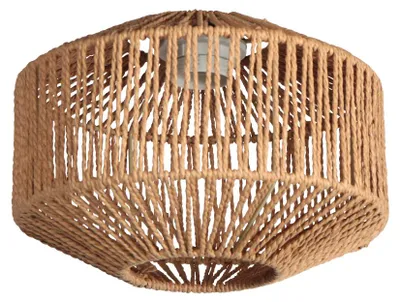 Image de Abat-jour - naturel - Lampenkappen - corde - Ø 23cm - E27 - K2021DS - Anne Lighting