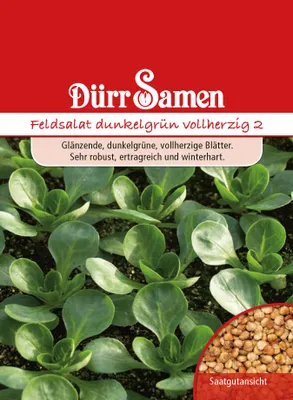 Produktbild von Dürr-Samen - Feldsalat Dunkelgrüner vollherziger - Saatgut - 0035