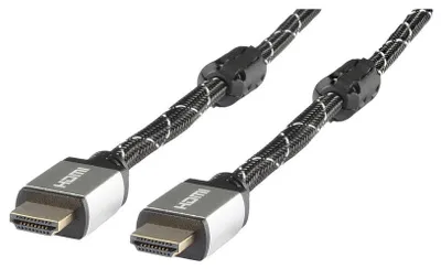 Obrázok produktu pre ViVanco™Ultra High Speed, 2 m, Typ HDMI (štandard), Typ HDMI (štandard), 48 Gbit/s, Audio Return Channel (ARC), Čierna