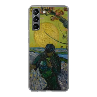Produktbild von MuchoWow® Handyhülle Schutzhülle Hülle für Samsung Galaxy S21 Der Sämann - Vincent van Gogh Silikon Softcase Handy Hülle - Softcase