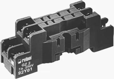 Image de Socle enfichable GZ2 pour relais R2M, largeur 20 mm