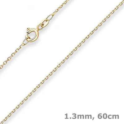 1-3mm-Ankerkette-diamantiert-aus-333-Gelbgold-60cm
