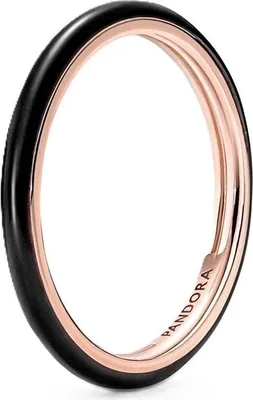 Obrázek produktu pro PANDORA JEWELS, model BLACK ENAMEL – prsten – velikost 50 ******