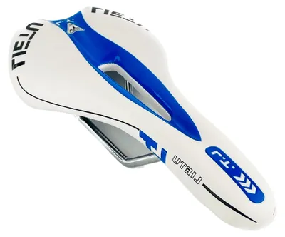 Produktbild von Gel Fahrradsitz in Weiß und Blau für Fahrräder