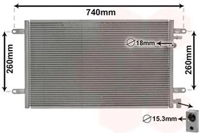Image de Condenseur (climatisation) VAN WEZEL 03005237