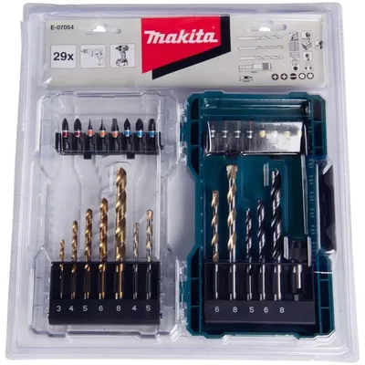 Produktbild von Bohr- und Schraubset 29-teilig - MAKITA - E-07054