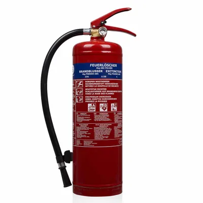 Produktbild von Smartwares Pulver-Feuerlöscher 4 kg Klasse ABC Stahl FEX-15140
