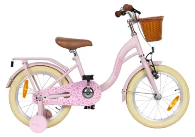 Produktbild von Aventuri Fairy 3.0 Mädchenfahrrad 16 Zoll, Kinderfahrrad für 4 bis 6 Jahre, 100-115 cm, Mit Stützrädern, Rosa
