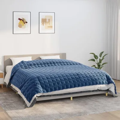 Immagine prodotto di The Living Store coperta pesata blu 220x260 cm 11 kg tessuto