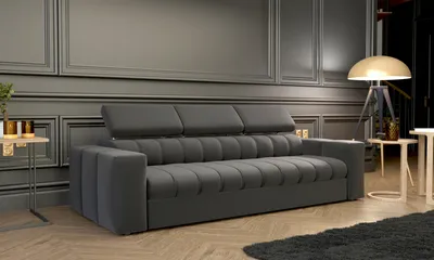 Produktbild von FurMeb24 SOFA KENNO III 230 x 90 cm GRAU - mit schlaffunktion