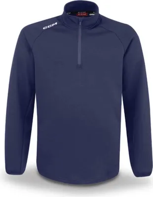 Produktbild von CCM LOCKER ROOM 1/4 ZIP Senior 2022, Größe:L, Farbe:Navy