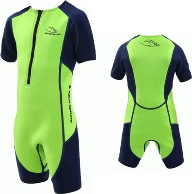 Produktbild von Aquasphere Stingray Hp2 Short Sleeve 3104 Bright Green Navy Blue 92
