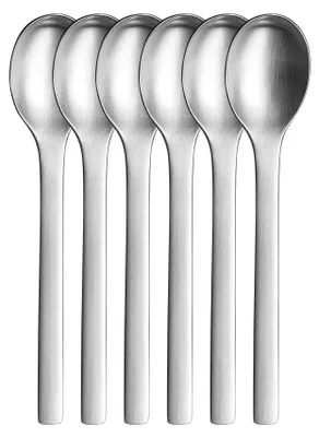 Eierlöffel 13 cm, matt, Edelstahl, 6 Stück