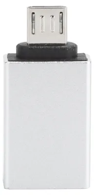Produktbild von USB-zu-Android-Adapter, Micro-OTG-Konvertierungsanschluss, Datenübertragung, Ladegerät, Silber