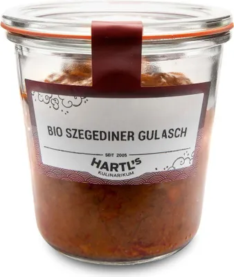 Produktbild von Szegediner Gulasch 460g - Fertiggericht von Hartls Kulinarikum