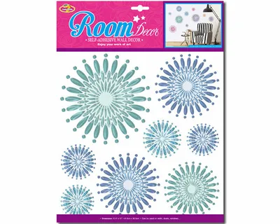 Image de décorations murales 3D, paillettes de cristal 1