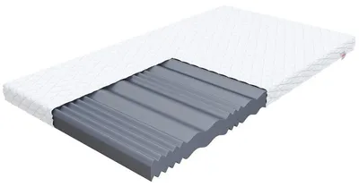 Produktbild von Matratze 160x200 cm orthopädisch 7 Zonen Kaltschaum H4 ca. 12 cm Höhe atmungsaktiv Bezug waschbar für Allergiker geeignet COMFORT Plus